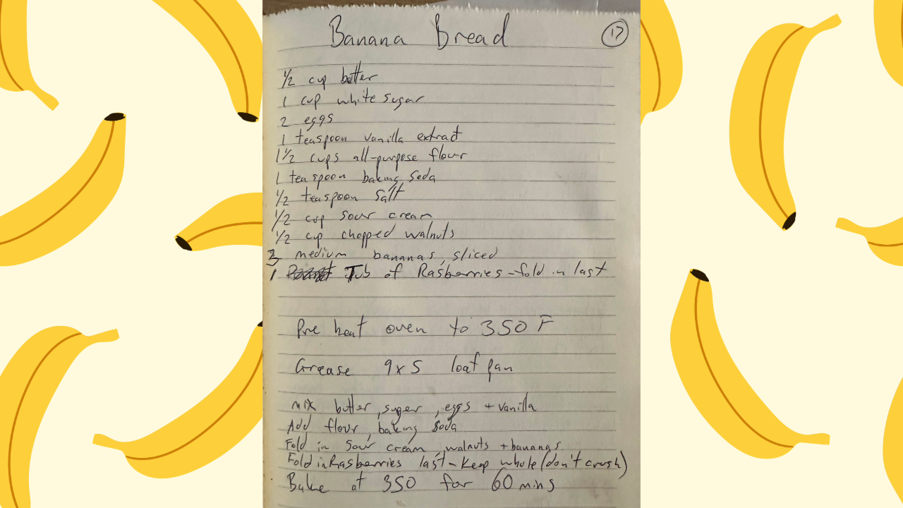 Beau Hannam's Banana Bread