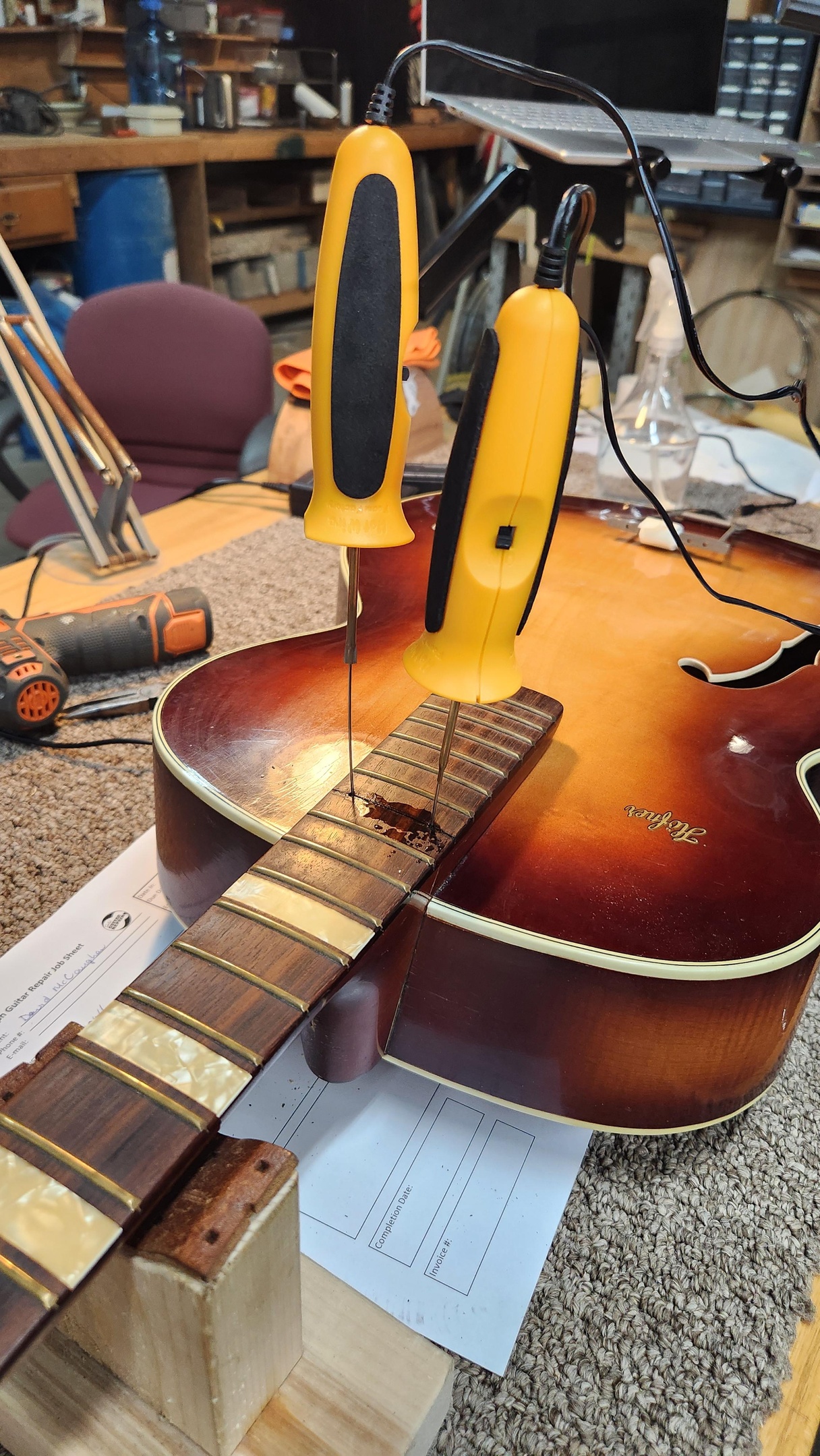 Neck Resets in Guelph, ON - Guelph Guitar Repair