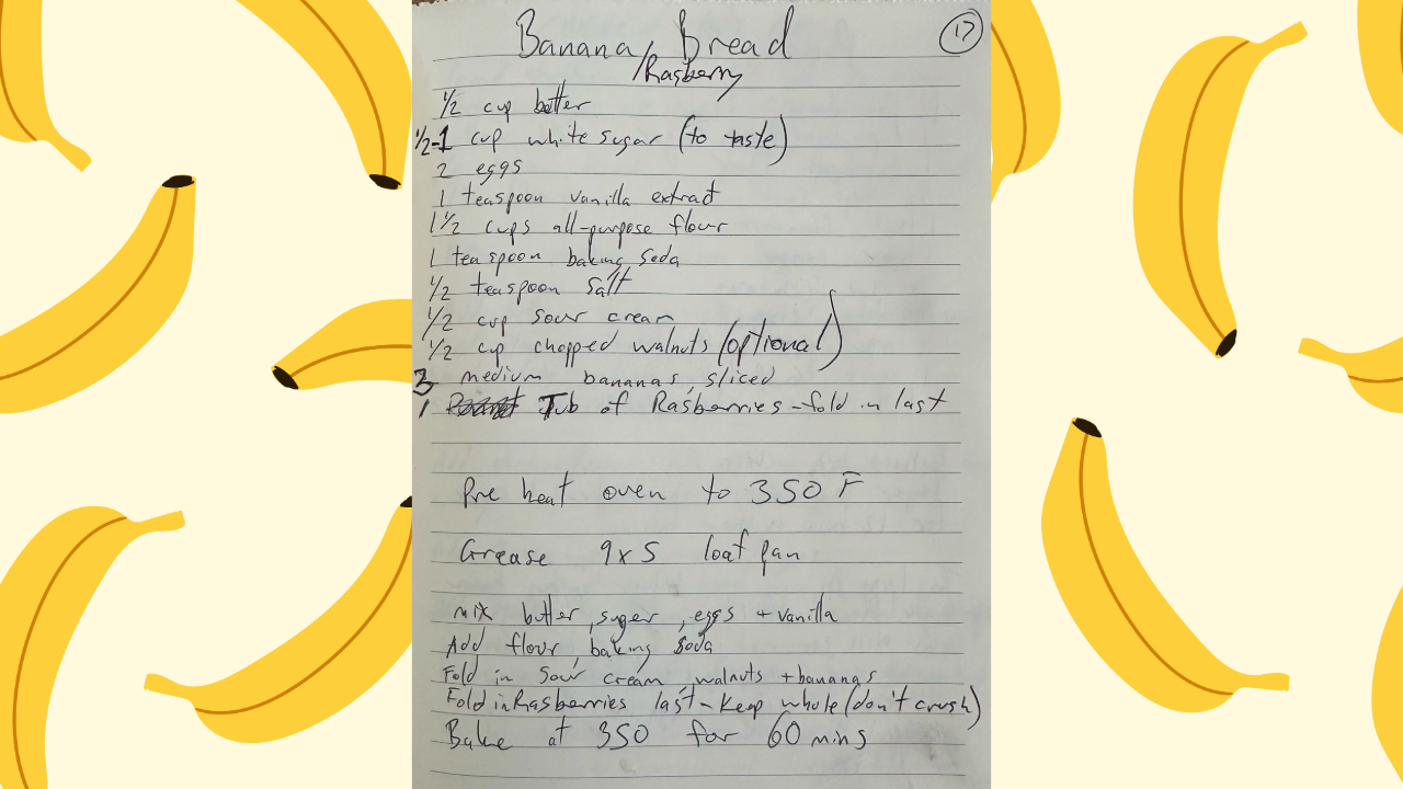 Beau Hannam's Banana Bread